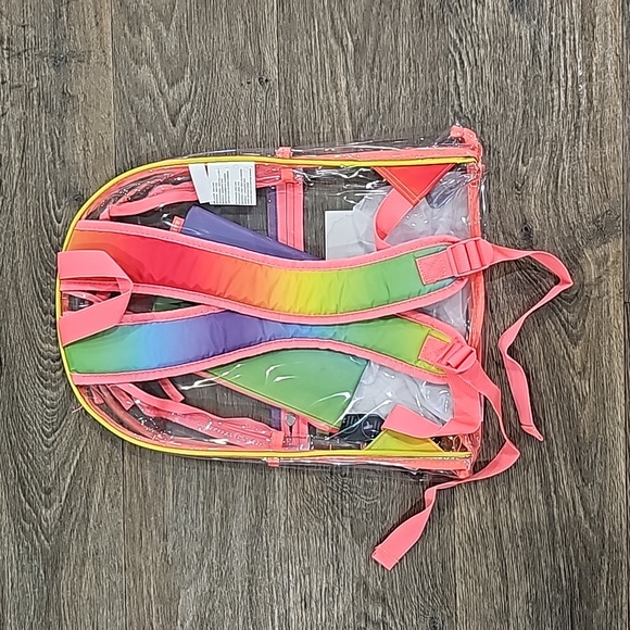 Eastport clear backpack with matching pencil case - Picture 2 of 3